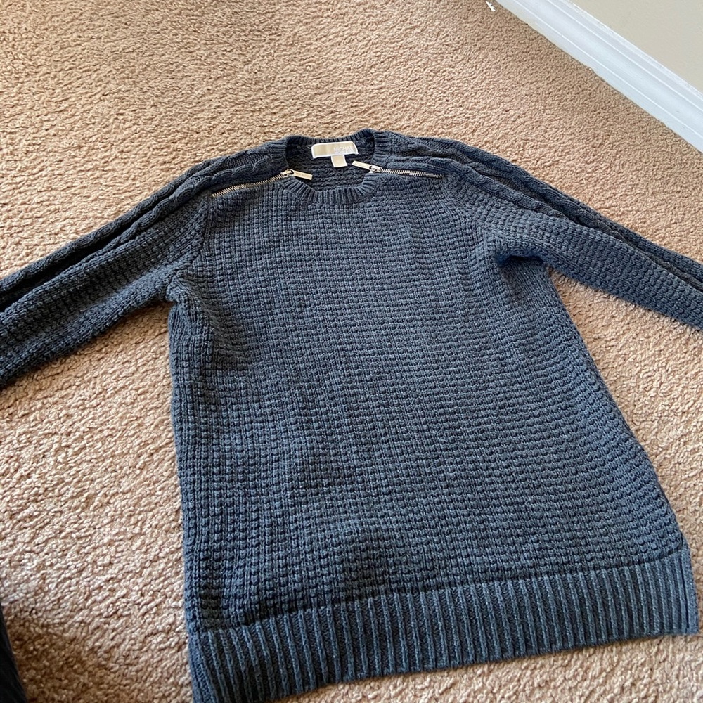 Michael Kors Zip Sleeve Sweater